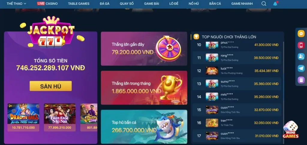 Hoàn trả casino hàng tuần của sc889 nhà cái